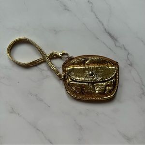 Aritzia TNA Gold Coin Purse (Note: Front Pocket Ripping)